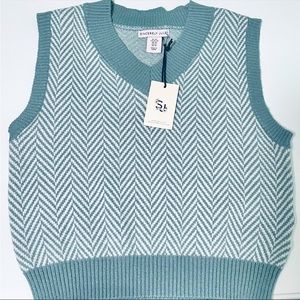 Sincerely Jules Blue Pullover Sweater Vest